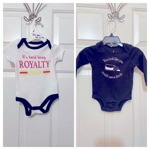 👼🏻💝 2 ONESIES 3-6MO
